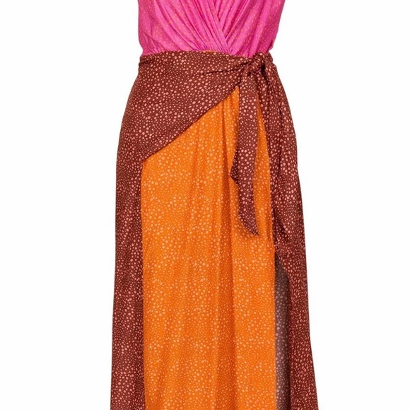 Vix Paula Hermany Silk Midi Dress - Picture 4 of 7